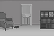 Black & White Escape: Bedroom