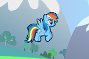 Flappy Rainbow Pony