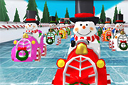 Snowman Christmas Racing