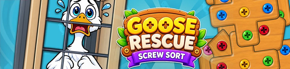 Goose Rescue: Screw Sort